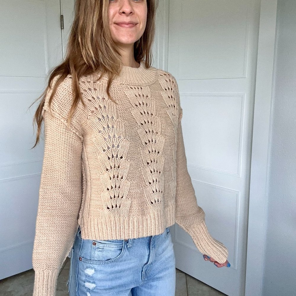 Free People Crop Sweater
